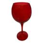 Imagem de Cálice Vermelho Altar Vinho 400ml 20cm Vidro Celebra Nadir