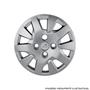 Imagem de Calota 14" Prata Mod Ford Ka Hatch / Sedan 2019 / 2020 (Jogo c/ 4 Calotas) Grid - 343CB-PTA-E