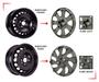Imagem de Calota Aro 14 Compativel Uno 1.4 Atractive 11 12 Parafuso Cb