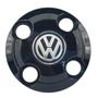 Imagem de Calota Centro de Roda Vw Gol Saveiro Preta com Emblema (1 Pc)