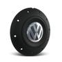 Imagem de Calota Centro Roda Ferro VW Amarok Aro 13 14 15 4 Furos Preta Fosca