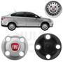 Imagem de Calota Centro Roda Fiat Grand Siena 2013-2021 Prata 14cm