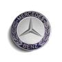 Imagem de Calota Centro Roda Mercedes Classe SLS AMG Emblema Azul