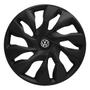 Imagem de Calota Ds4 Aro 13 Fosc Black + Emblema Resinado Vw Volkswagen