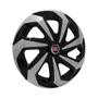 Imagem de Calota Esportiva Aro 13 Spider Black/Silver Fiat Uno Palio Siena