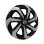 Imagem de Calota Esportiva Aro 14 Spider Black/Silver Fiat Mobi Palio Unoi Strada