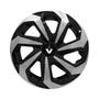 Imagem de Calota Esportiva Aro 14 Spider Black/Silver Renault Sandero Logan Clio