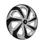 Imagem de Calota Esportiva Aro 14 Spider Silver/Black Citroen C3 C4