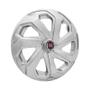 Imagem de Calota Esportiva Aro 14 Spider Silver emblema Fiat Palio Strada Argo Mobi