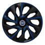 Imagem de Calota esportiva ds4 15 black blue + emblema fiat azul