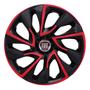 Imagem de Calota esportiva ds4 15 red cup + emblema alumínio fiat vermelho