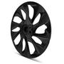 Imagem de Calota Esportiva DS4 Fosc Black Aro 14 Universal Encaixe Preto Fosco