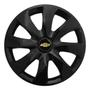 Imagem de Calota esportiva prime 14 black + emblema gm/chevrolet