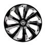 Imagem de Calota esportiva velox 15 black chrome + emblema resinado fiat preto