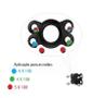 Calota Sportiva Modelo Moove Aro 13 polegadas Graphite/Chrome Parafuso - Elitte Imagem de Calota Sportiva Modelo Moove Aro 13 polegadas Graphite/Chrome Parafuso