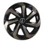 Imagem de Calota Sportiva Modelo Spider Aro 15 polegadas Black/Gold Parafuso