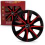 Imagem de Calotas prime aro 14" black red 