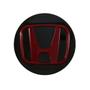 Imagem de Calotinha 58mm Centro de Roda Honda FIT Civic City WRV Preta Brilhante emblema Vermelho