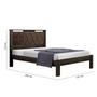 Imagem de Cama Alaska Casal Mocaccino com Tecido Suede Marrom