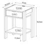 Imagem de Cama Articulada Casal CM8016 com Kit 2 Mesas de Cabeceira Branco - Tecnomobili