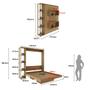 Imagem de Cama Articulada Completa para Colchão de Casal 138x188cm Amêndoa