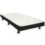 Imagem de Cama Auxiliar D28 Bordado Nero Black Solteiro - 79x171x11 - Ortobom