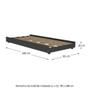 Imagem de Cama Auxiliar Solteiro para Colchão 78 x 188cm Multimóveis CR35091