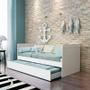 Imagem de Cama Babá Nuth com Auxiliar Branco Fosco - Reller Móveis