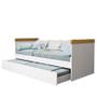 Imagem de Cama Babá Nuth com Auxiliar Branco/Savana - Reller Móveis