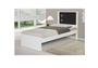 Imagem de Cama Barcelona Solteiro Branco Com Preto - Tebarrot Móveis