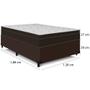 Imagem de Cama Base Box Casal C/ Colchão Confort Tec138x188x39 Premium