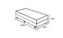 Imagem de Cama Baú Box Solteiro Tecido Sintético Branco com Colchão Pillow Angel - Bello Box - Molas Ensacadas 63x88x188