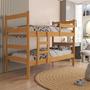 Imagem de Cama Beliche Solteiro Grecia Mdf Com 2 Colchao D20 Conforto Nature