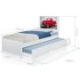 Imagem de Cama Bibox Solteiro Carro Classic Red