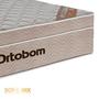 Imagem de Cama Box Airtech Casal Blin. Marrom Suede Ortobom 63x138x188