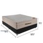 Imagem de Cama + Box Airtech Colchão Ortobom Viúva 128cm SpringPocket