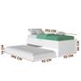 Imagem de Cama Box Articulável Com Cama Auxiliar Branco Heres Shop Jm