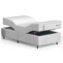 Imagem de Cama Box Articulável s/Massagem Twin Size Di Cavalcante Látex + Box Articulável Elétrica c/ Controle (100x200x51) - Probel