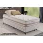 Imagem de Cama Box Base c/Auxiliar Solteiro MH1434 Bordado White (96x203x23) - Herval