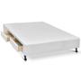 Imagem de Cama Box Base c/Gavetas Queen Poli Tecido White (158x23-c/4 Gavs) - Castor