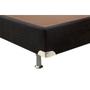 Imagem de Cama Box Base King Americana Suede Nero Black (193x203x23) - Ortobom