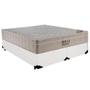 Imagem de Cama Box Base Queen Bipartido Molas Ensacadas Airtech SpringPocket 158x198 Branco - Ortobom