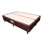 Imagem de Cama Box Base Queen Poli Tecido Brown (158x198x27) - Castor