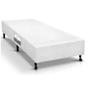 Imagem de Cama Box Base Solteiro Poli Tecido White (88x188x23) - Castor