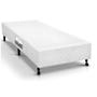 Imagem de Cama Box Base Solteiro Poli Tecido White (96x203x23) - Castor