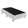 Imagem de Cama Box Base Solteiro Universal Bordado White (88x188x25) - Polar