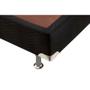 Imagem de Cama Box Base Solteiro Universal Suede Black (88x188x30) - Ortobom