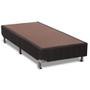 Imagem de Cama Box Base Solteiro Universal Suede Black (88x188x30) - Ortobom