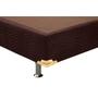 Imagem de Cama Box Base Solteiro Universal Suede Brown (88x188x30) - Ortobom