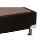 Imagem de Cama Box Base Solteiro Universal Suede Nero Black (78x188x20) - Ortobom